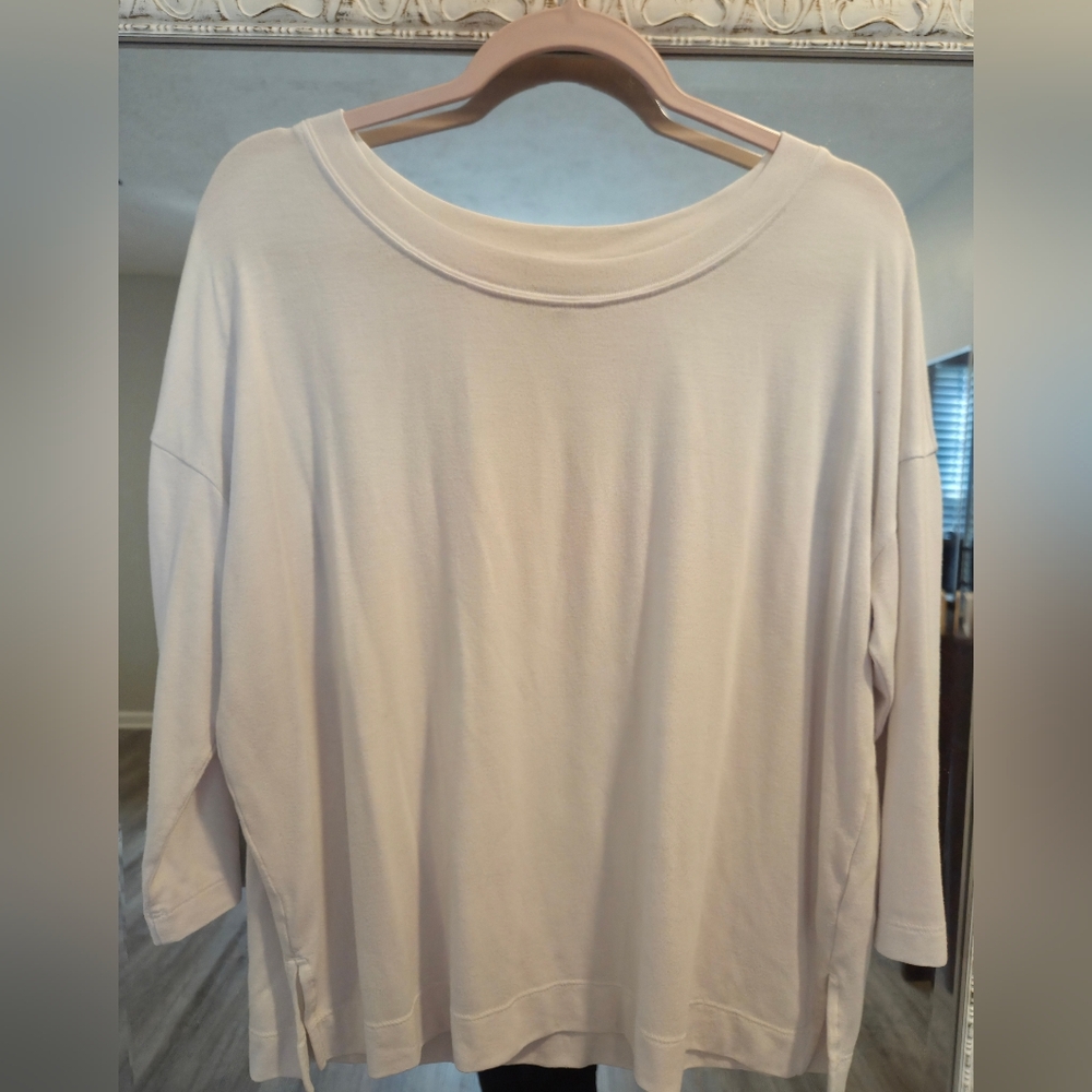 Banana Republic Soft Cream Long Sleeve Top